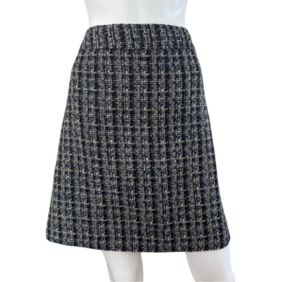J. Crew Dresses & Skirts - J. Crew Navy Tweed Skirt Size 14 O0705